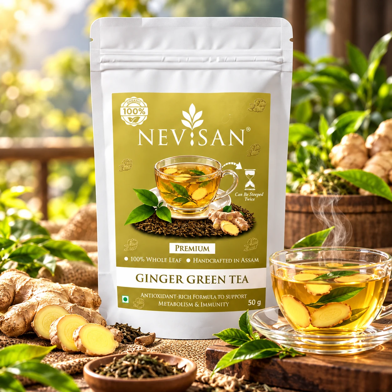 Ginger Green Tea