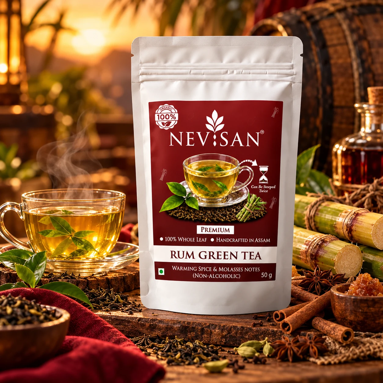 Rum Green Tea