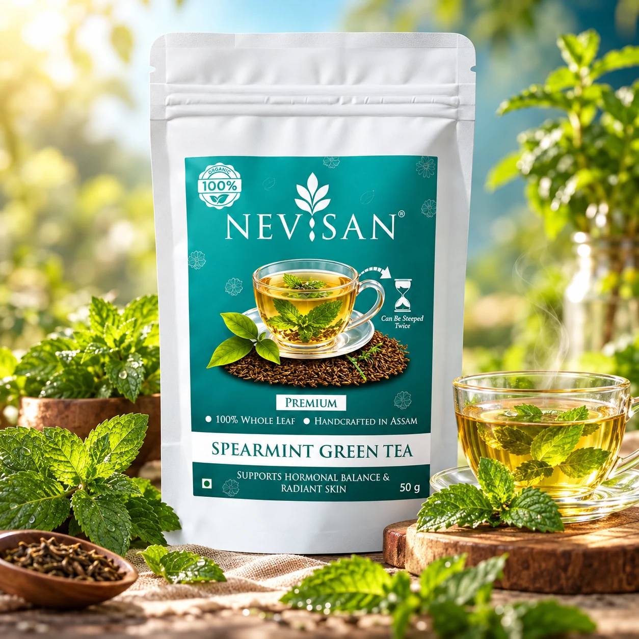 Spearmint Green Tea