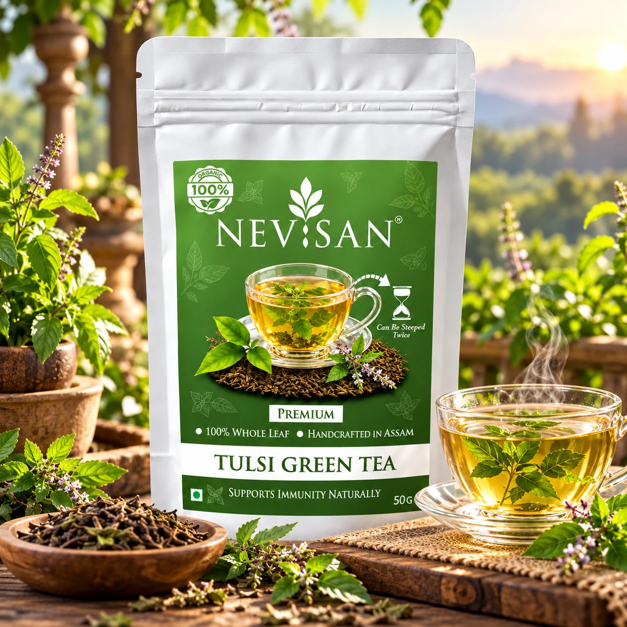 Tulsi Green Tea